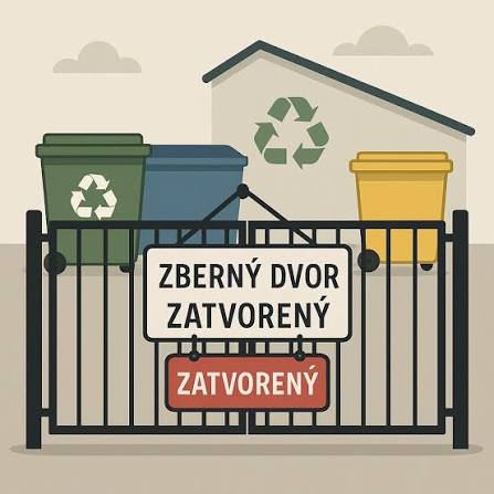 Zberný dvor - zatvorený